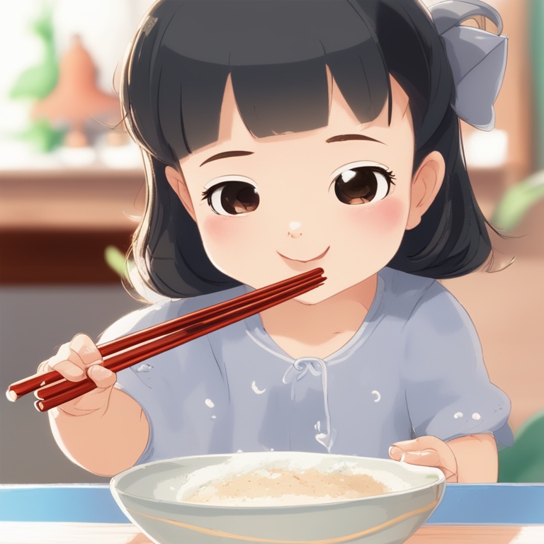 宝贝三根手指还是二十支筷子,宝贝的三根手指与二十支筷子——一段温馨的成长故事