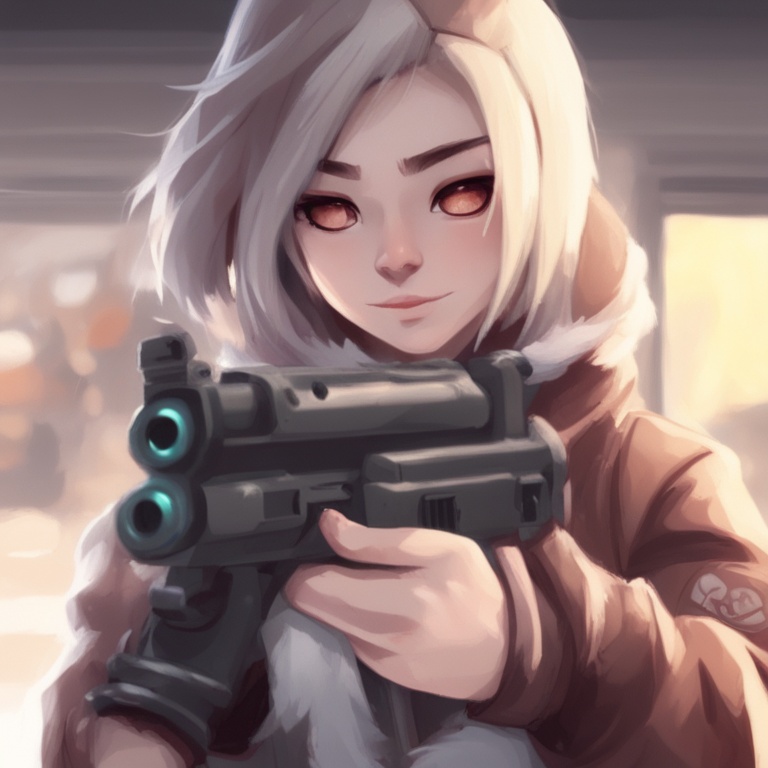 暴躁少女csgo视频,暴躁少女横扫CSGO，技巧与激情的完美结合